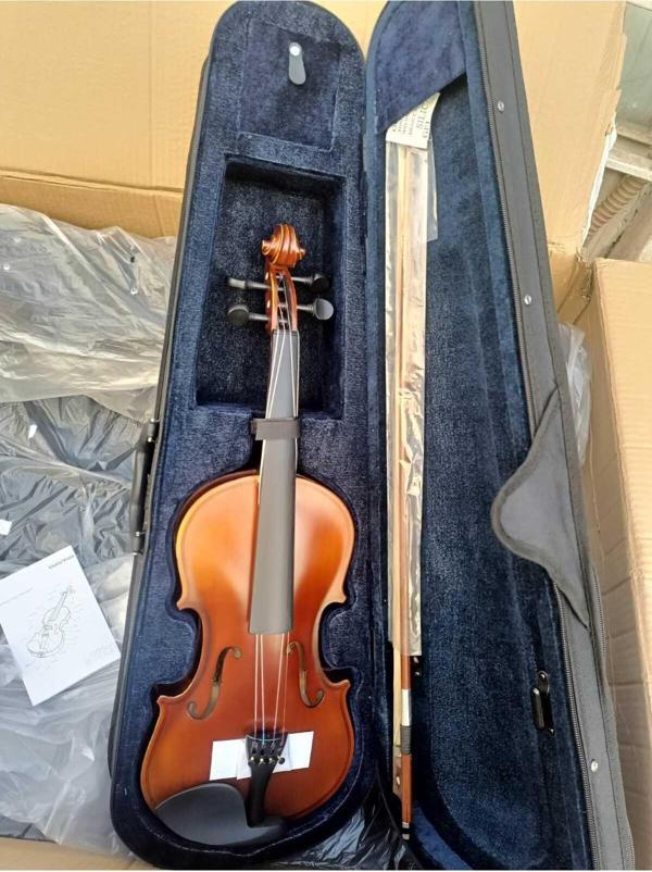 Swing Vb-290 Model Hareli Mat Cila 4/ Tam Boy Öğrenci Keman Seti - Image 1