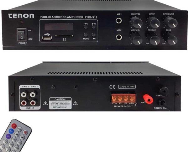 Tenon Amfi 80W Usb/Sd/Eko/Bass/Tiz Bluetooth Zng-312 - Image 1