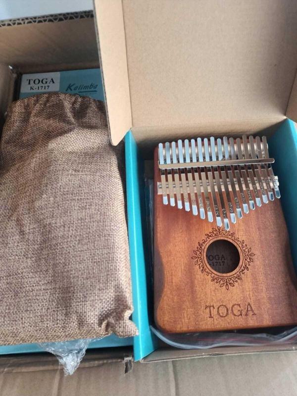 Toga K-1717 Maun Ağacı Özel Işçilik 17 Tuşlu Ful Set Kalimba - Image 1