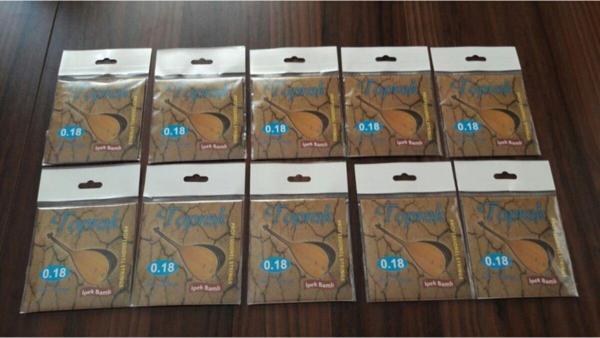toprak 10 Paket Marka Paslanmaz Çelik 0.20 Numara Uzun Saplı Saz Teli-10 Paket - Image 1