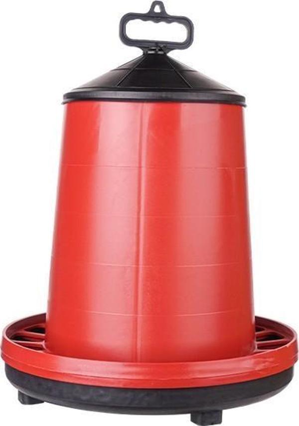 TavPet 12 Kg Plastik Tavuk Yemliği Üstten Dolum Askılı Kulplu - Image 1