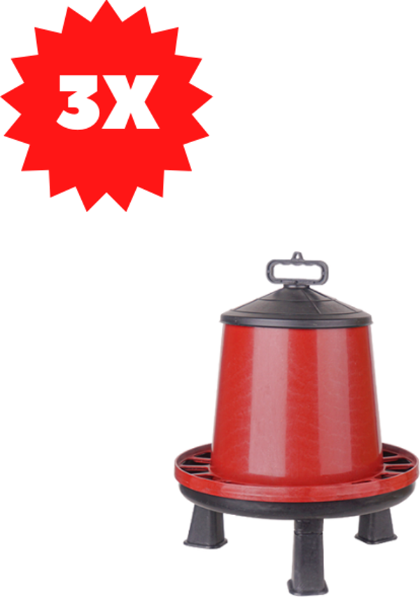 TavPet Tavuk Yemliği Ayaklı 8 Kg Askılı Üstten Dolum 3 Adet - Image 1
