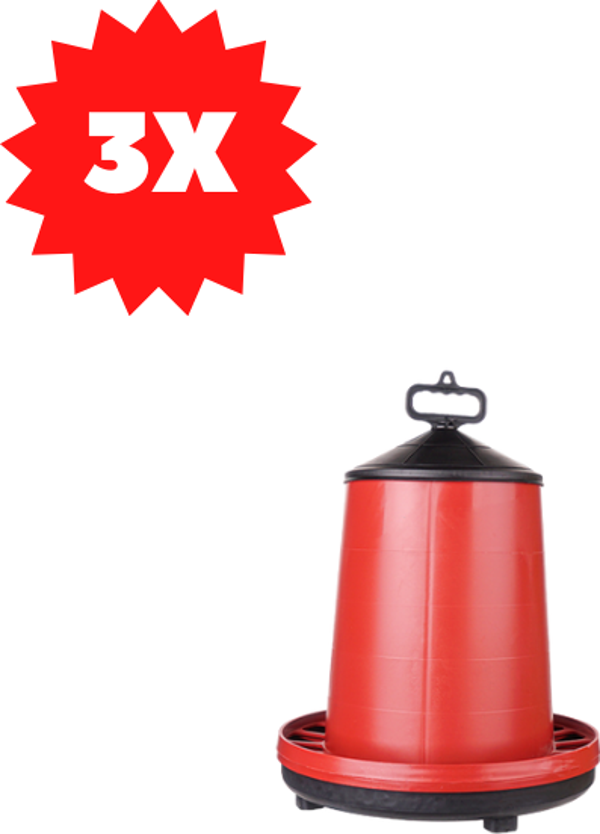 TavPet Tavuk Yemliği Üstten Dolum Askılı Kulplu 12-15 Kg. 3 Adet - Image 1