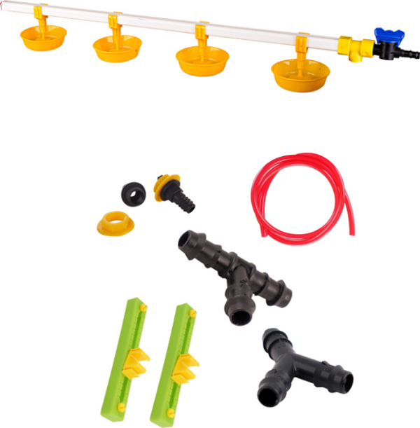 TavPet Nipel Suluk Sistemi Montaj Aparatlı Büyük Yaylı Çanaklı 80 Cm - Image 1