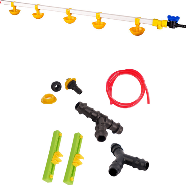 TavPet Nipel Suluk Sistemi Montaj Aparatlı Yaylı Çanaklı Civciv Nipeli 100 cm - Image 1