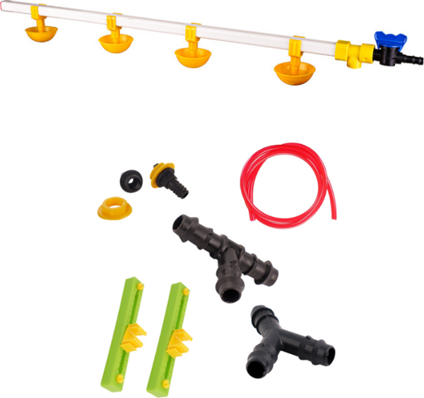 TavPet Nipel Suluk Sistemi Montaj Aparatlı Yaylı Çanaklı Civciv Nipeli 80 cm - Image 1