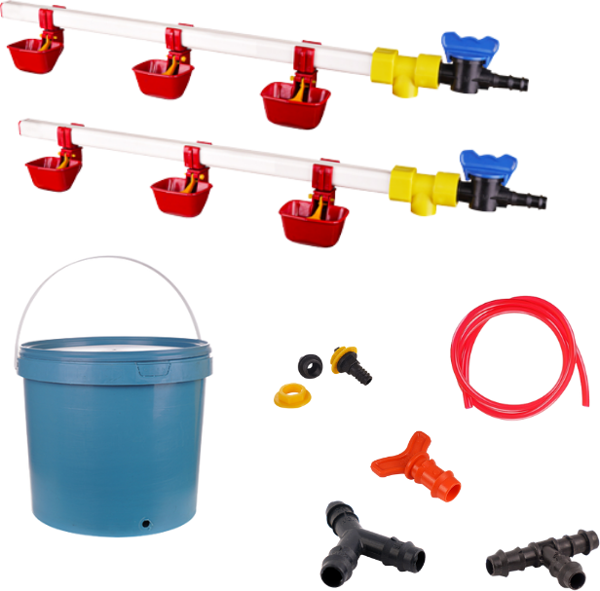 TavPet Nipel Tavuk Suluğu 20 Lt Depolu Dilli Çanaklı (Set/12) - Image 1