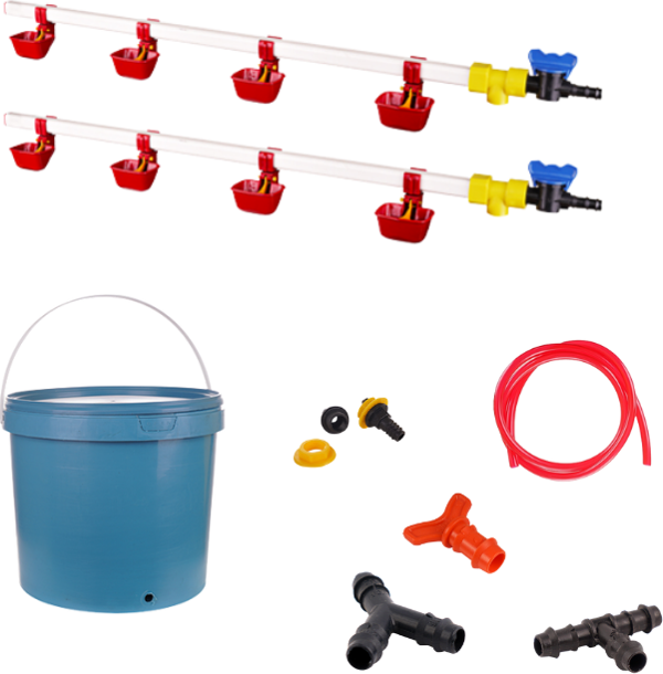 TavPet Nipel Tavuk Suluğu 20 Lt Depolu Dilli Çanaklı (Set/18) - Image 1