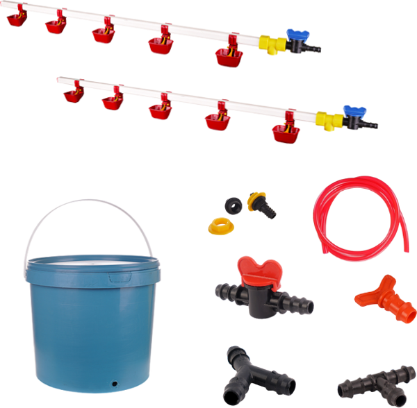 TavPet Nipel Tavuk Suluğu 20 Lt Depolu Dilli Çanaklı (Set/24) - Image 1