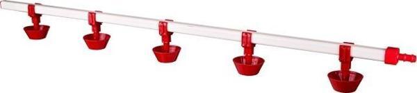 TavPet Eko Nipel Suluk 100 cm 5 Nipelli Yaylı Çanaklı  40 Tavukluk - Image 1