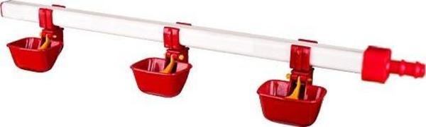 TavPet Eko Nipel Suluk 60 cm 3 Nipelli  Dilli Çanaklı 20 Tavukluk - Image 1