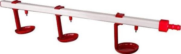 TavPet Eko Nipel Suluk 60 cm 3 Nipelli Askılı Çanaklı  20 Tavukluk - Image 1