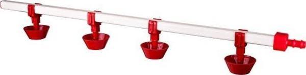 TavPet Eko Nipel Suluk 80 cm 4 Nipelli Yaylı Çanaklı 30 Tavukluk - Image 1