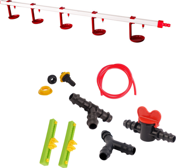 TavPet Ekonomik Nipel Suluk Montaj Aparatlı 100 Cm Askılı Çanaklı - Image 1