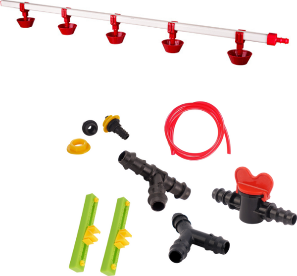 TavPet Ekonomik Nipel Suluk Montaj Aparatlı 100 Cm Yaylı Çanaklı - Image 1