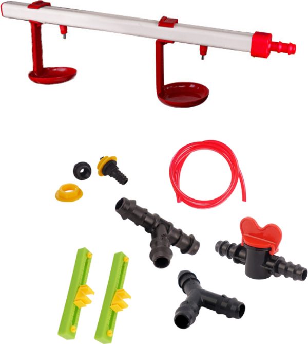 TavPet Ekonomik Nipel Suluk Montaj Aparatlı 40 cm Askılı Çanaklı - Image 1