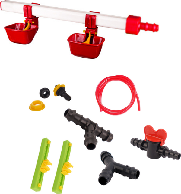 TavPet Ekonomik Nipel Suluk Montaj Aparatlı 40 Cm Dilli Çanaklı - Image 1
