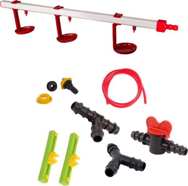 TavPet Ekonomik Nipel Suluk Montaj Aparatlı 60 cm Askılı Çanaklı - Image 1