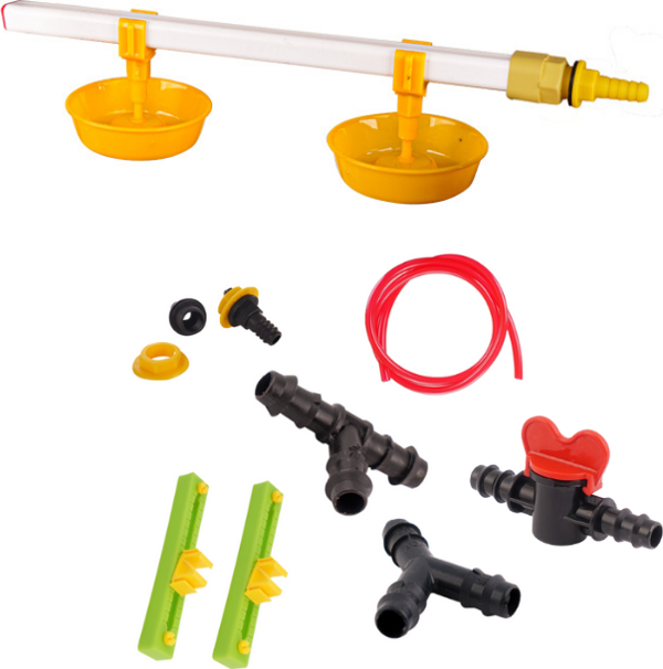 TavPet Ekonomik Nipel Suluk Montaj Aparatlı Büyük Yaylı Çanaklı 40 Cm - Image 1