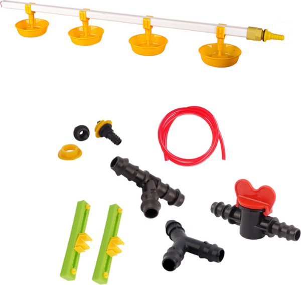 TavPet Ekonomik Nipel Suluk Montaj Aparatlı Büyük Yaylı Çanaklı 80 Cm - Image 1