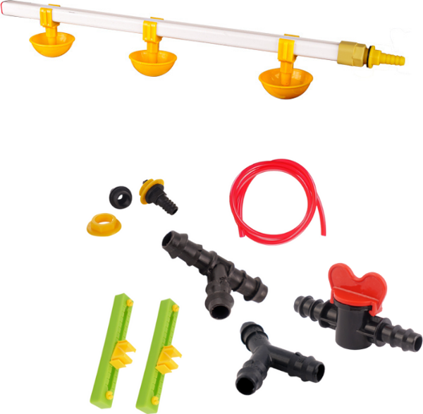 TavPet Ekonomik Nipel Suluk Montaj Aparatlı Civciv Nipeli 60 Cm - Image 1