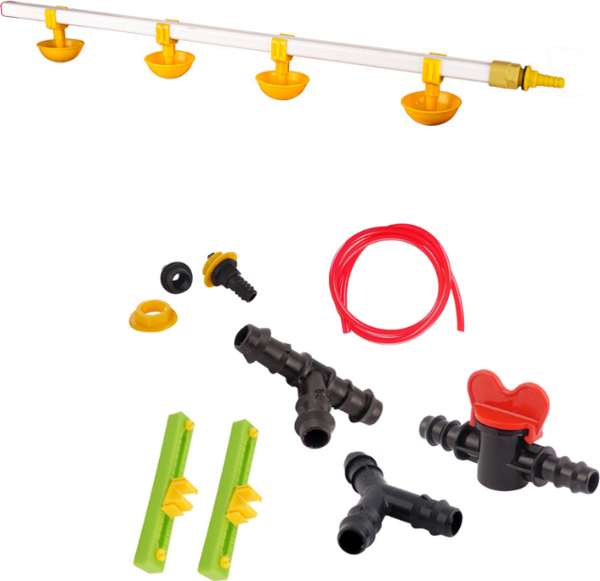 TavPet Ekonomik Nipel Suluk Montaj Aparatlı Civciv Nipeli 80 Cm - Image 1