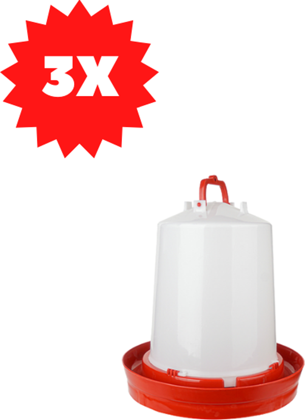TavPet Tavuk Suluğu 12 Lt.Alttan Dolum Askılı 3 Adet - Image 1