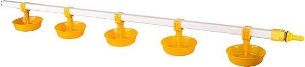 TavPet Hindiler İçin Eko Nipel Suluk Sistemi 100 Cm 5 Nipelli Büyük Yaylı Çanaklı - Image 1