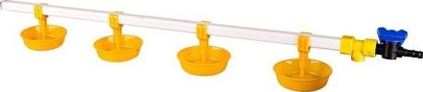 TavPet Hindiler İçin Nipel Suluk Sistemi 80 Cm 4 Nipelli Büyük Yaylı Çanaklı - Image 1