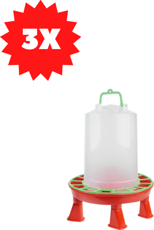 TavPet Tavuk Suluğu 6 Lt Ayaklı 3 Adet - Image 1