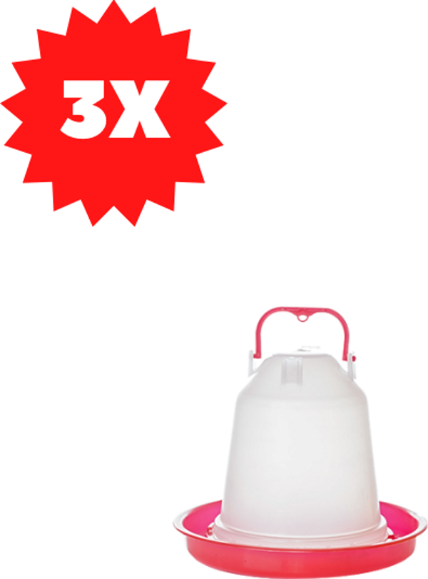 TavPet Tavuk Suluğu Askılı 3 Lt. Eko 3 Adet - Image 1