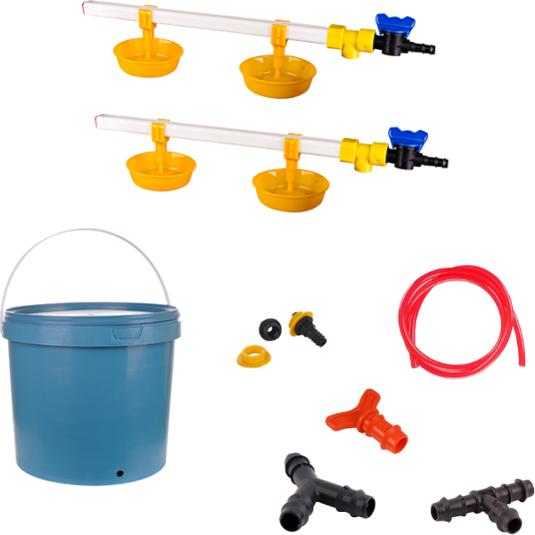 TavPet Nipel Hindi Suluğu 20 Lt Depolu Büyük Yaylı Çanaklı (Set/34) - Image 1