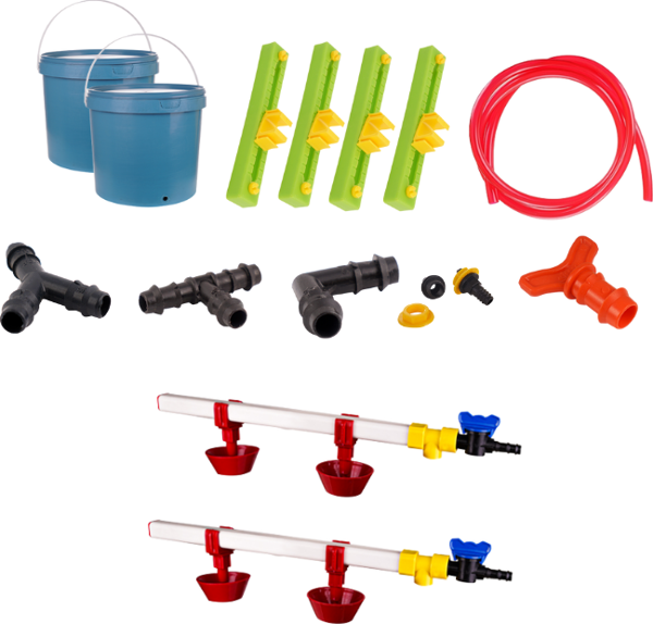 TavPet Nipel Suluk Seti Montaj Aparatlı 40 Lt Depolu (Set/44) - Image 1