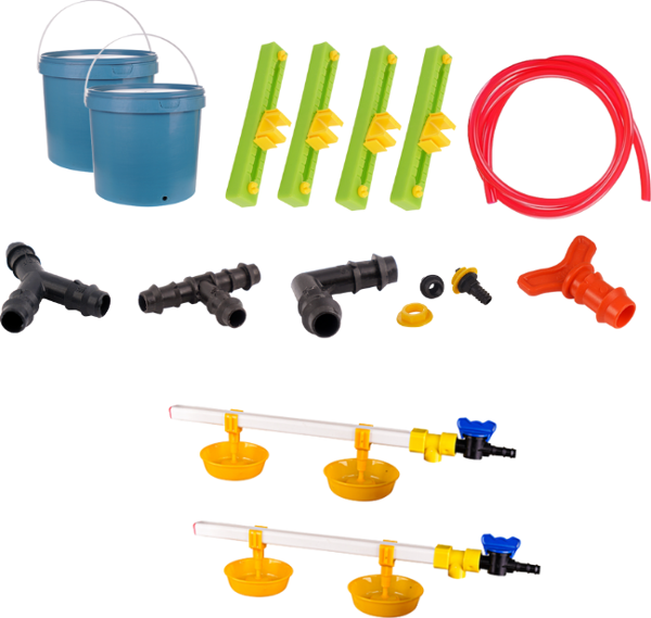 TavPet Nipel Suluk Seti Montaj Aparatlı 40 Lt Depolu (Set/74) - Image 1