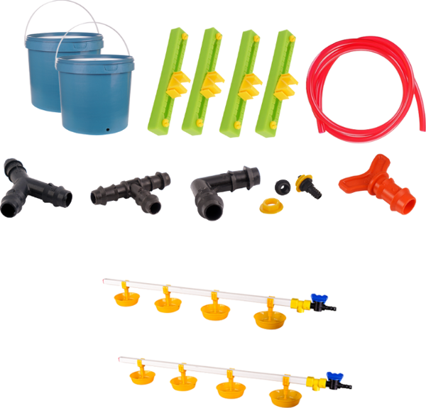 TavPet Nipel Suluk Seti Montaj Aparatlı 40 Lt Depolu (Set/78) - Image 1