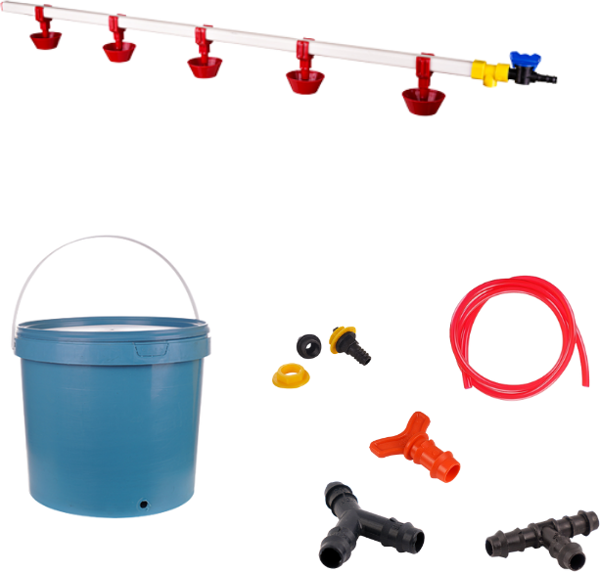 TavPet Nipel Suluk Sistem Seti 20 Lt Depolu Yaylı Çanaklı (Set/21) - Image 1