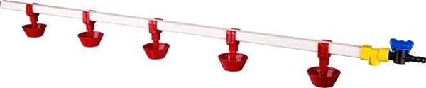 TavPet Nipel Suluk Sistemi 40 Tavukluk 100 cm 5 Nipelli Yaylı Çanaklı - Image 1