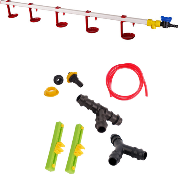 TavPet Nipel Suluk Sistemi Montaj Aparatlı 100 cm Askılı Çanaklı - Image 1