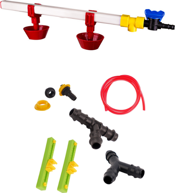 TavPet Nipel Suluk Sistemi Montaj Aparatlı 40 Cm Yaylı Çanaklı - Image 1