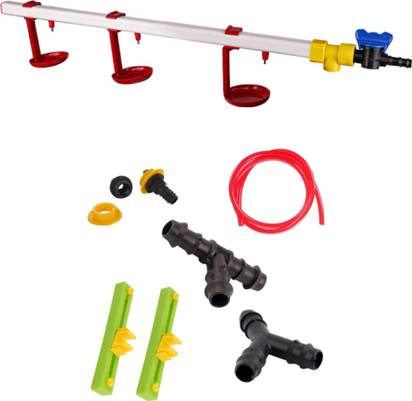 TavPet Nipel Suluk Sistemi Montaj Aparatlı 60 Cm Askılı Çanaklı - Image 1