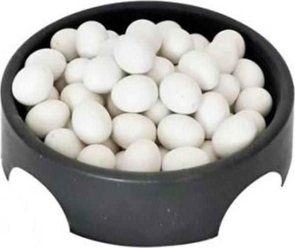 TavPet Güvercinler İçin Plastik  Fol Yumurta 10 Luk Pk. - Image 1