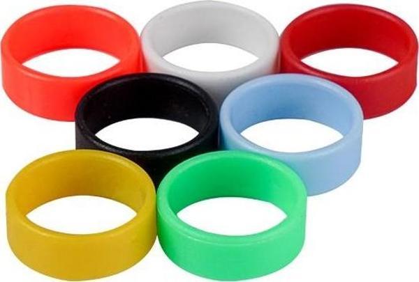 TavPet Tavuk Halkası-Künyesi 16 mm 30 Lu Pk.KARIŞIK RENK - Image 1