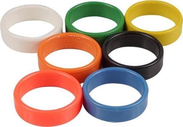 TavPet Tavuk Halkası-Künyesi 20 mm 30 Lu Pk.KARIŞIK RENK - Image 1