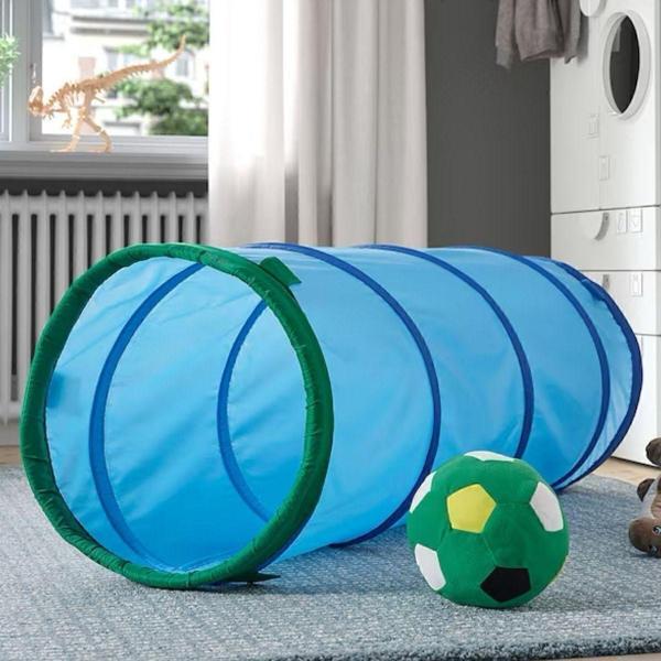 IKEA Dvargmas Oyun Tüneli - 126 Cm - Mavi / Yeşil - Image 1