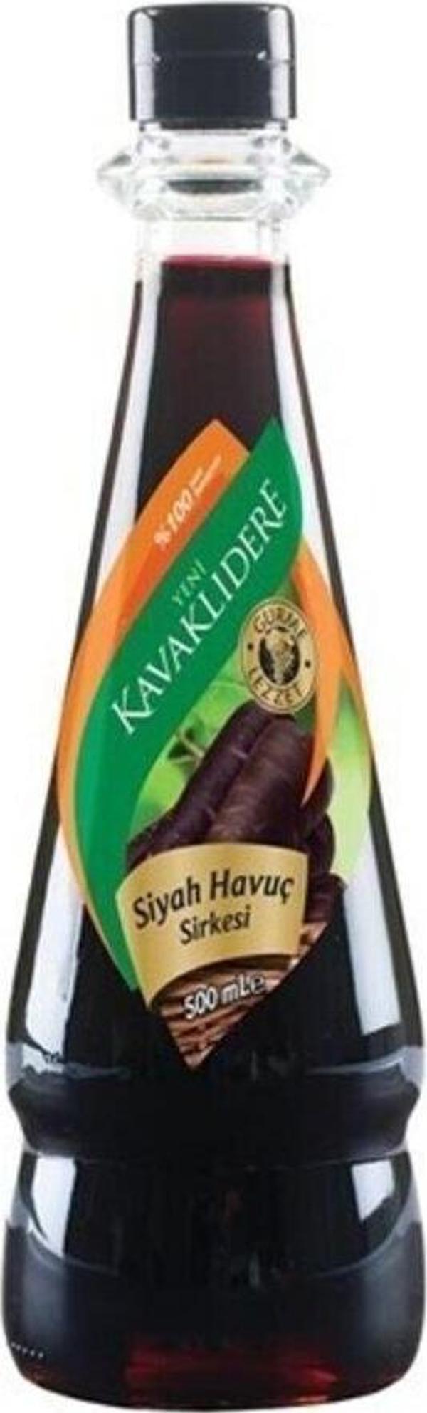Kavaklıdere Cam Kavanoz Siyah Havuç Sirkesi 500 Ml - Image 1