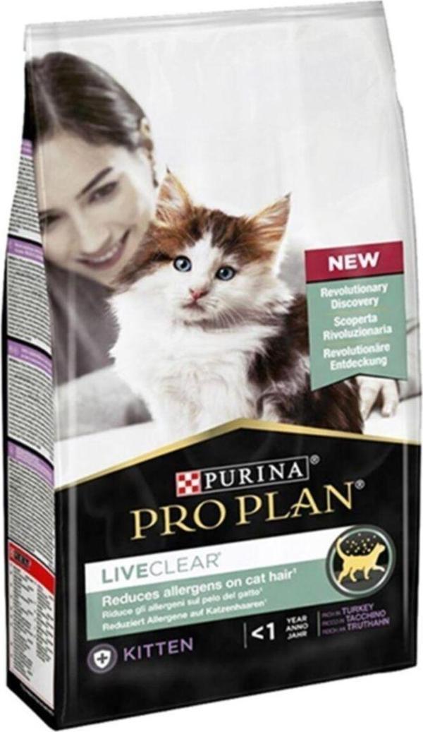Pro Plan Live Clear Alerjik Hindili Yavru Kedi Maması 1,4 Kg - Image 1