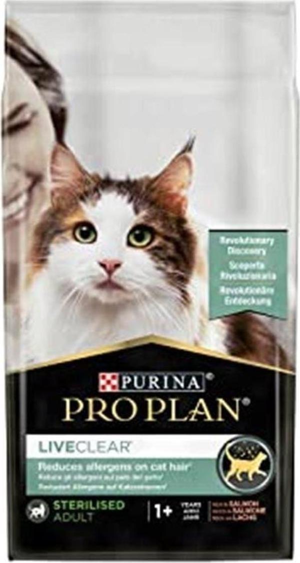 Pro Plan Proplan-Liveclear Sterilised Somonlu Kısırlaştırılmış Kedi Maması 1.4 Kg - Image 1
