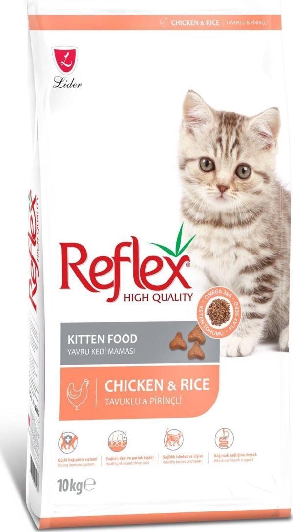 Reflex Kitten Tavuk Etli Yavru Kedi Maması 10 Kg - Image 1
