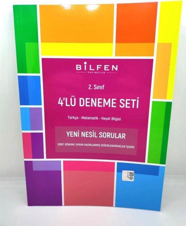 2. Sınıf 4'lü Deneme Seti Sürpriz Hediye - Bilfen Yayınları - Image 1