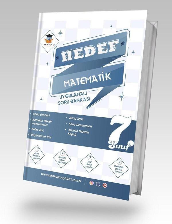 7. Sınıf Hedef Matematik Uygulamalı Soru Bankası - Zeka Küpü Yayınları - Image 1